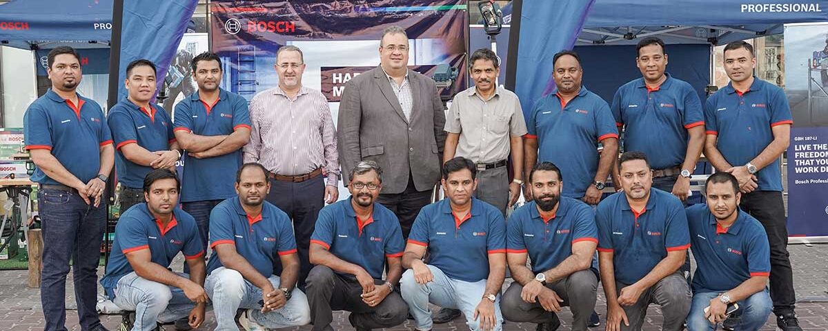 Bosch Power Tools Roadshow at Seashore Group Qatar