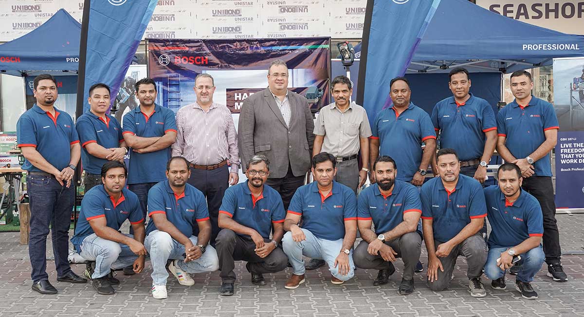 Bosch Power Tools Roadshow at Seashore Group Qatar